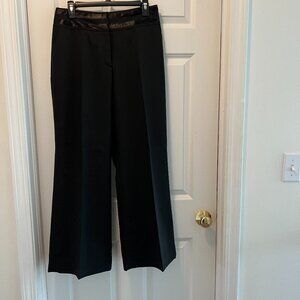 Tuxedo Style Dress Trousers, 32x30, Wide Leg, Black, Worn 1x, EUC, Front Crease